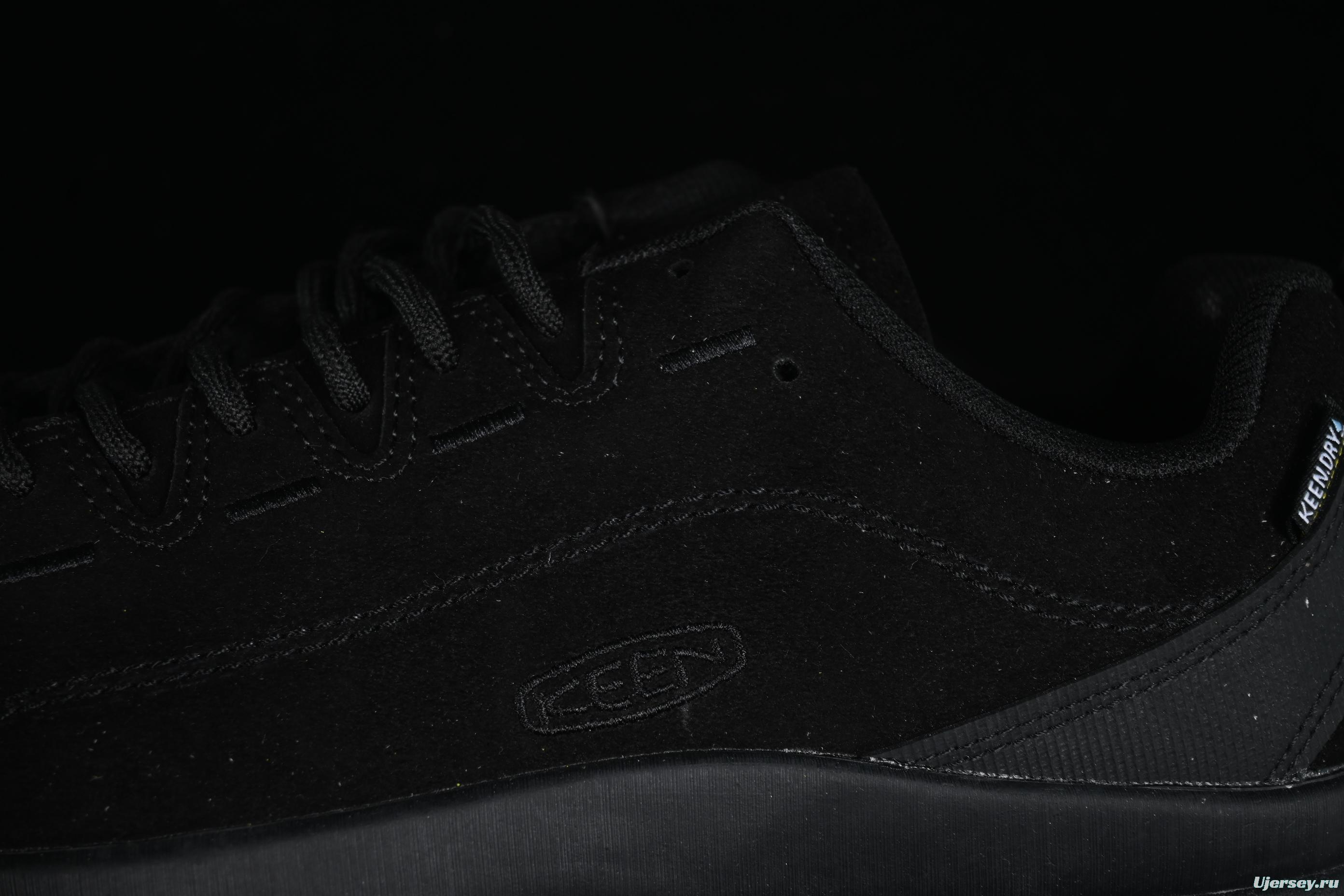 KEEN Men's Jasper II Waterproof Sneaker - All-Black Minimalist Design