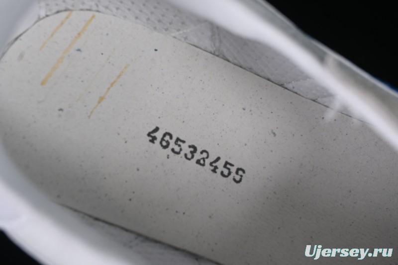 Onitsuka Tiger Vintage Runner Sneakers - White/Grey with Blue & Red Accents