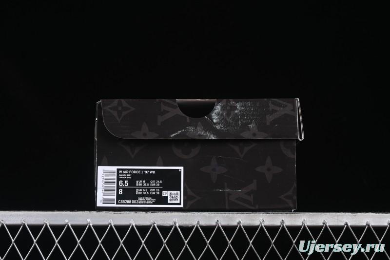 Nike Air Force 1 '07 Low LV Collaboration Beige Print Casual Sneakers - CS5288-002