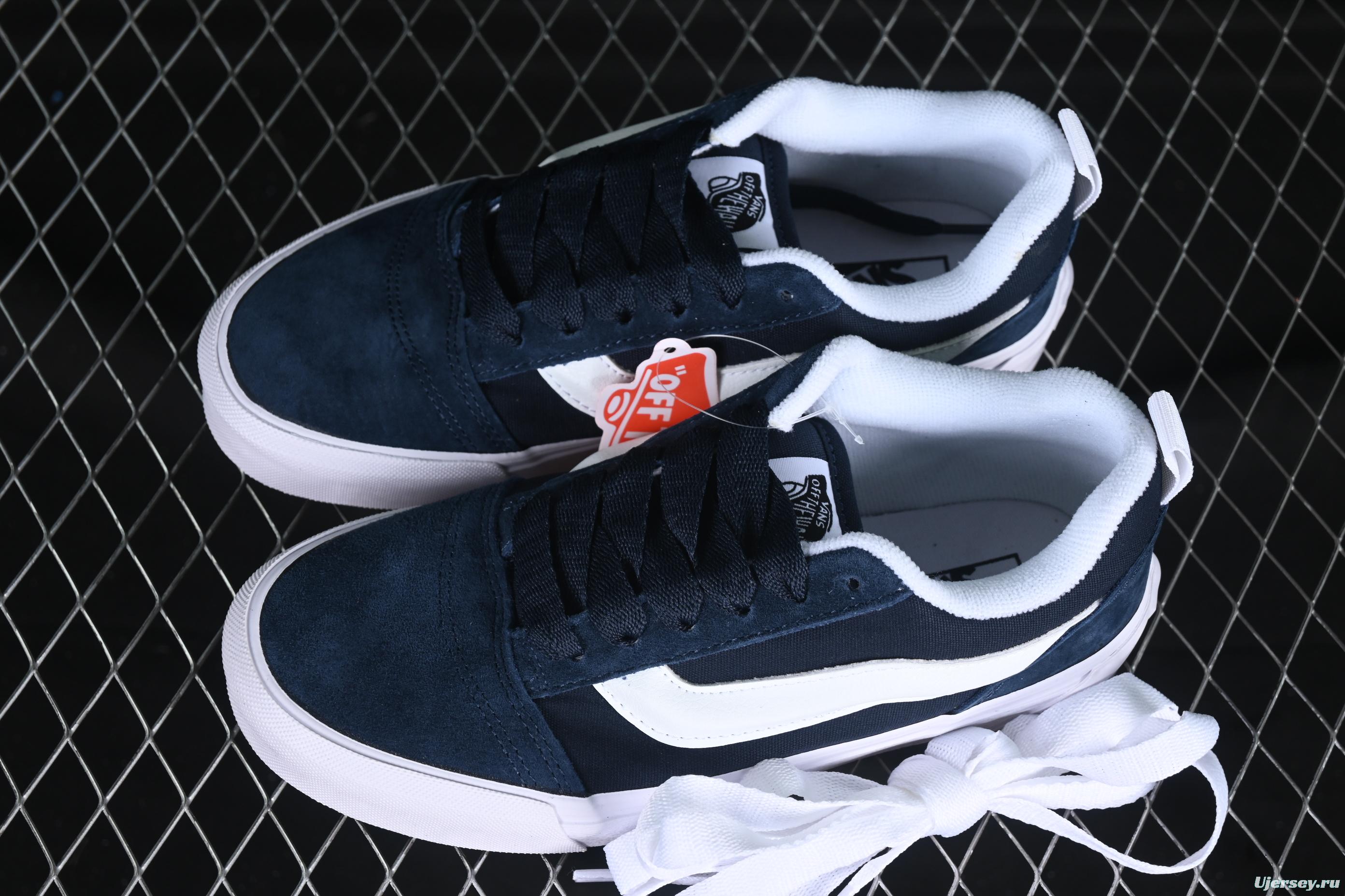 Vans Old Skool Pro Navy/White Skate Shoes
