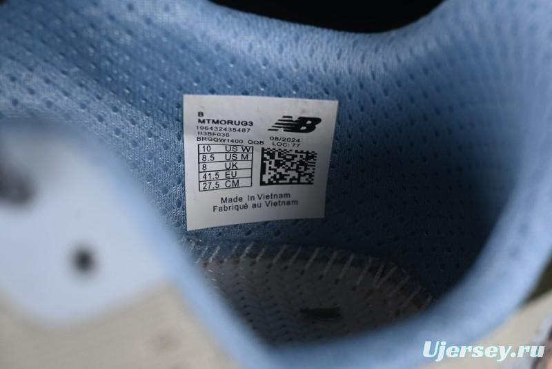 New Balance Fresh Foam X More V3TDS Low-Top Running Shoes with Durable Slip-Resistant Outsole - MTMORUG3