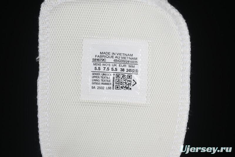 Converse Chuck 70 High Top Sneakers with Star Patch and Thick Sole - 581672C