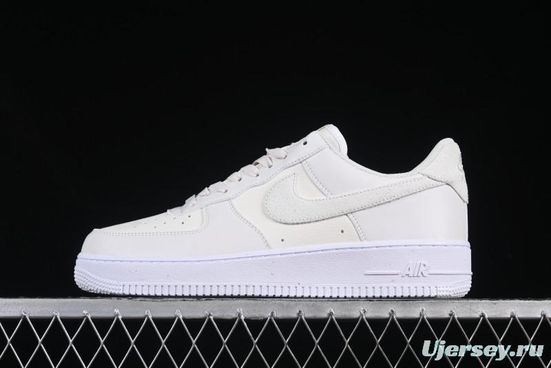 Nike Air Force 1 Low "Triple White Beige" Sneakers