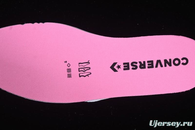 Converse Chuck 70 High Top Platform Sneakers in Pink Color Block Design - A14825C