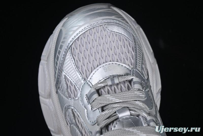 GG-CC Casual Running Shoes with Asymmetrical Design - 5509 Silver