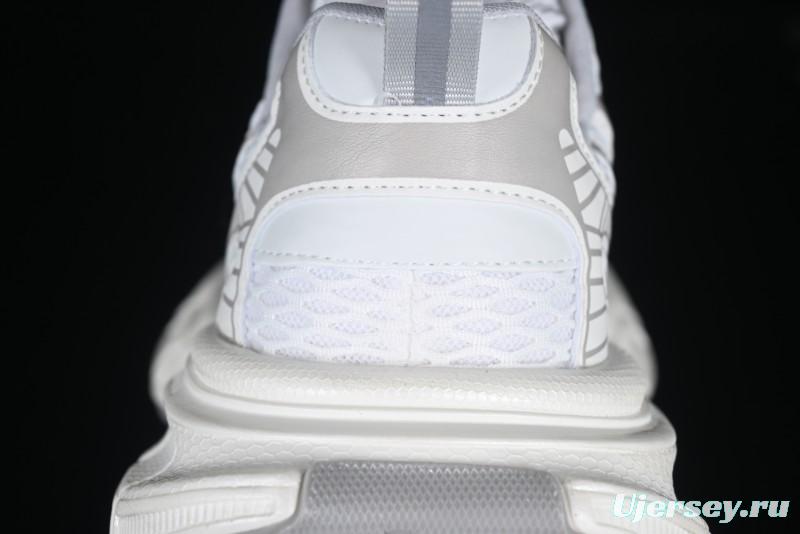 GG-CC Casual Running Shoes with Irregular Design for Trendy Look - 5509 White