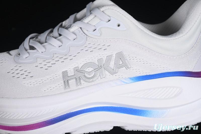 HOKA ONE ONE Bondi 9 Knit Lightweight Casual Running Shoes - 1162012 CYWH
