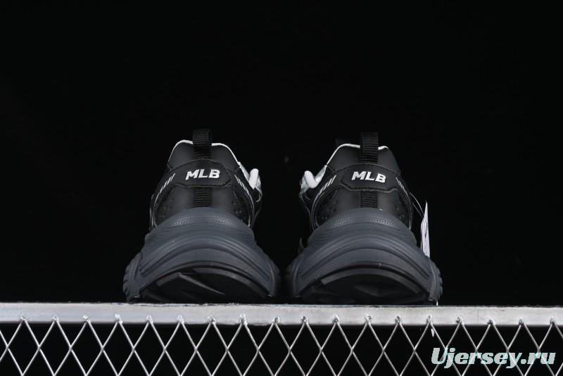 New York Yankees MLB Winner Chunky Height Increasing Thick Sole Running Shoes - 3ASHWD15N50BKS