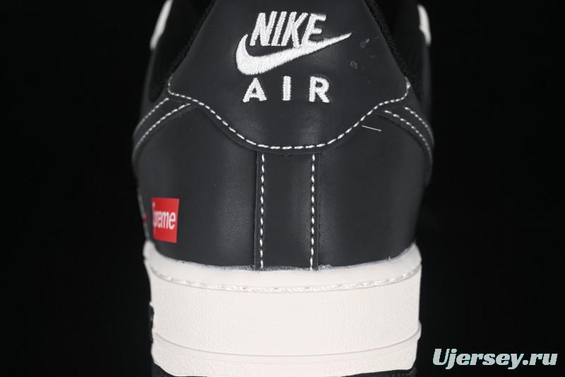 Nike Air Force 1'07 Low Supreme Casual Sneakers in Beige Grey Black - HH7518-055