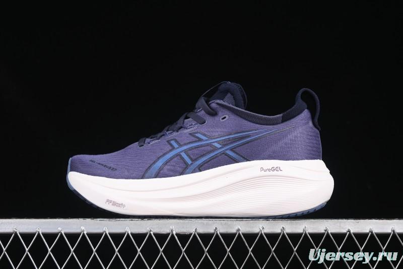 Asics Gel-Nimbus 27 Retro Breathable Casual Shoes Cushioned Men's Durable Running Shoes - 1011B956-500