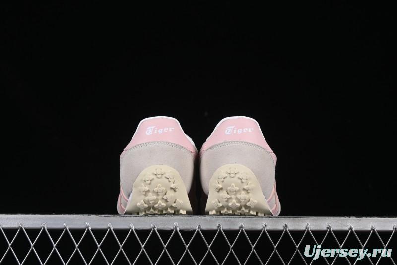 Asics Vintage-Style Sneakers - Soft Pink & Neutral Beige