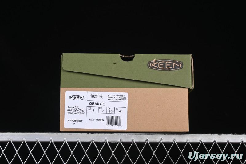 Keen Newport H2 Outdoor Sports Water Shoes with Toe Protection - 1026686ORANGE