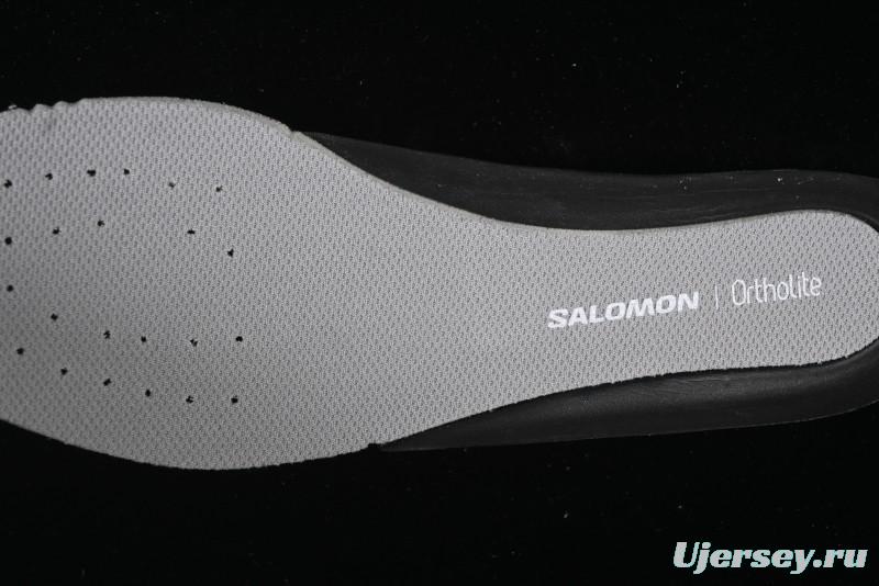 Salomon x Contragrip All-Terrain Hiking Shoes - Lightweight Gray with Black & Teal Accents