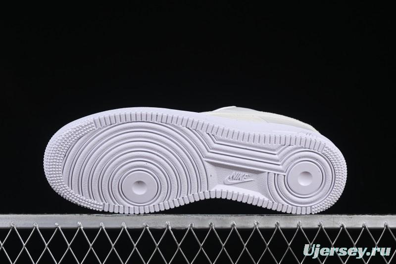 Nike Air Force 1 Low "Triple White Beige" Sneakers