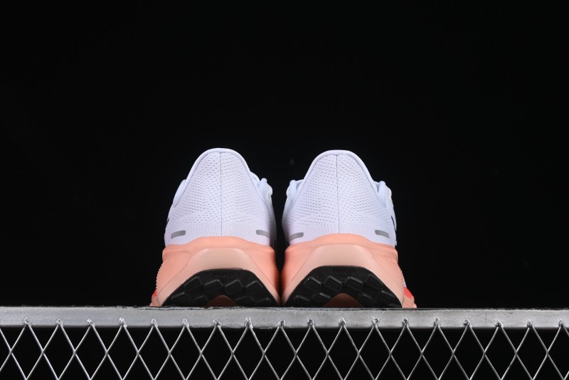 Nike Air Zoom Running Shoes - White/Coral Gradient