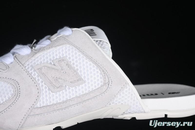 MiuMiu x New Balance 530 Series Low-Top Classic Retro Casual Slip-On - 530