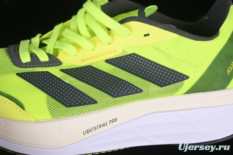 Adidas Adizero Lightstrike Pro Running Shoes - Neon Yellow/Black