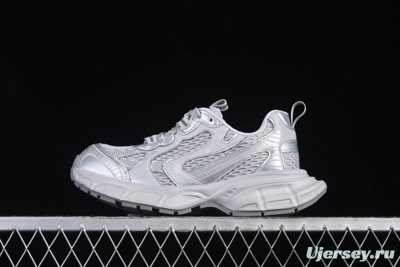 GG-CC Casual Running Shoes with Asymmetrical Design - 5509 Silver