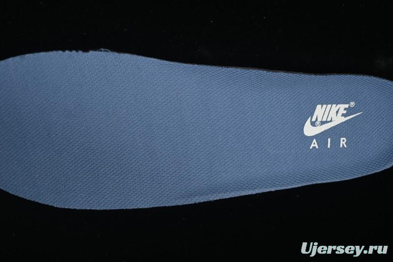 Nike Air Force 1 '07 Low Collaboration White Blue Ghost Face Casual Sneakers with Strap - KK1988-068