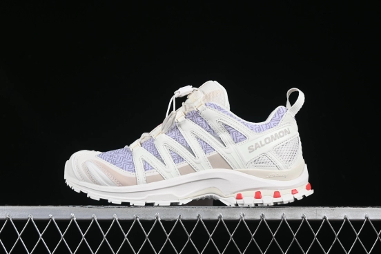 Salomon XT-Wings 2 Trail Running Shoes – Cream & Lavender Edition