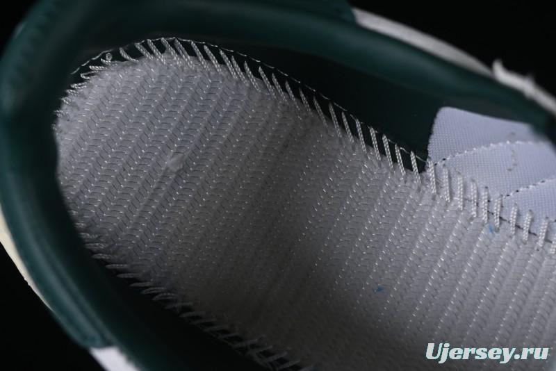 Adidas Retro-Inspired Sneakers - White, Grey & Green with Boost Sole