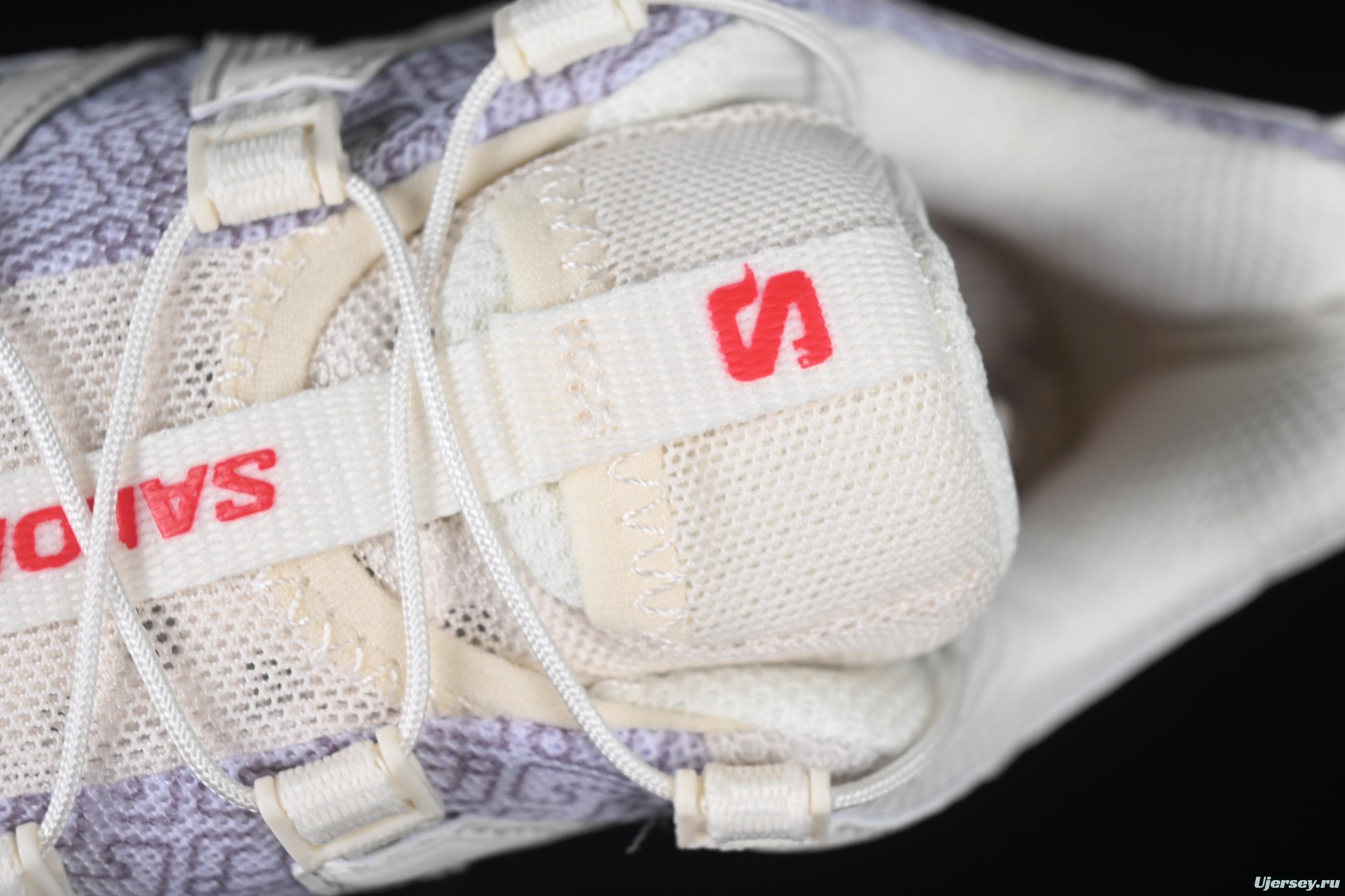 Salomon XT-Wings 2 Trail Running Shoes – Cream & Lavender Edition