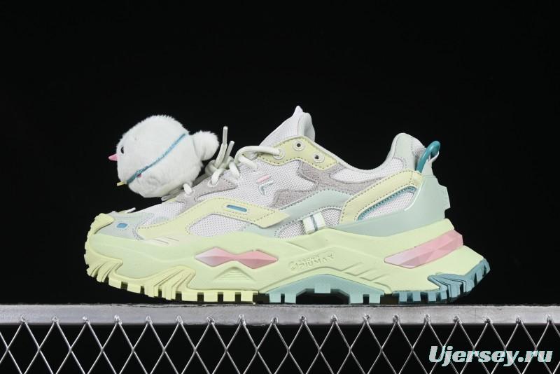 Playful Pastel Chunky Sneakers with Plush Bird Charm – Bold & Whimsical Streetwear Kicks