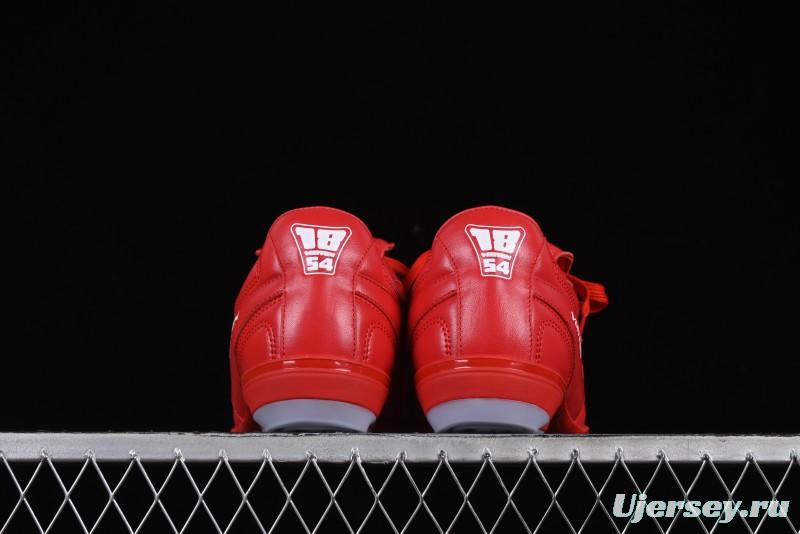 Louis Vuitton Footprint Soccer Low-Top Lifestyle Sneakers Round Toe Lace-Up Casual Shoes Red - AJF6