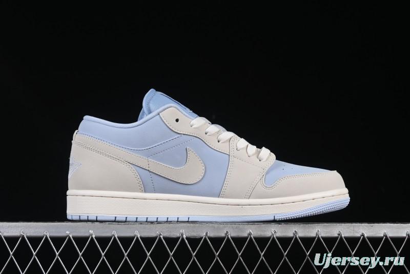 Nike Air Jordan 1 Low "Hydrogen Blue" Casual Sneakers with Retro Design - IB4003-407