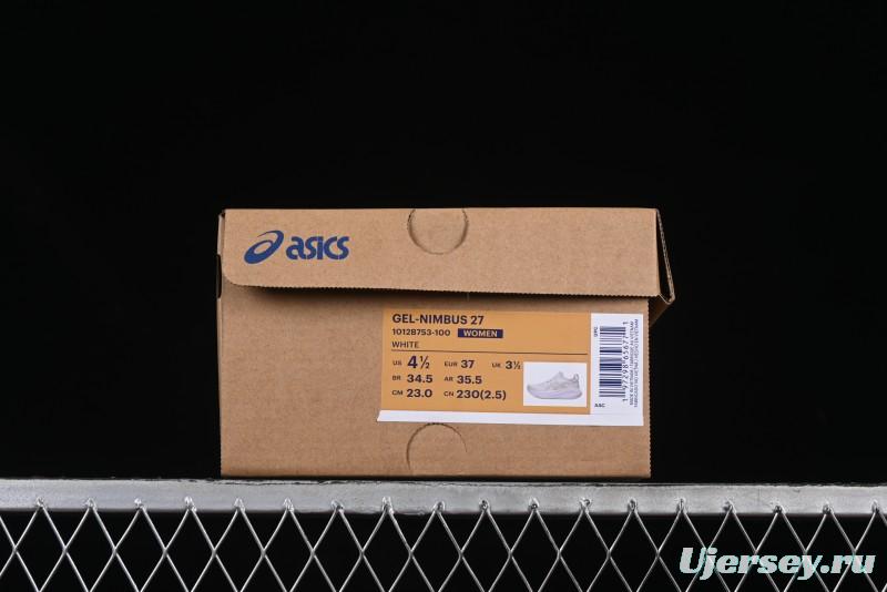 Asics Gel-Nimbus 27 Retro Breathable Casual Shoes with Cushioning for Men - 1012B753-100