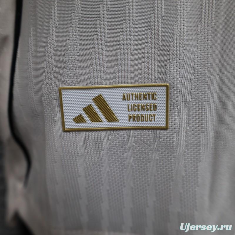 Player Version 25/26 Real Madrid White with Textured Pattern Jersey