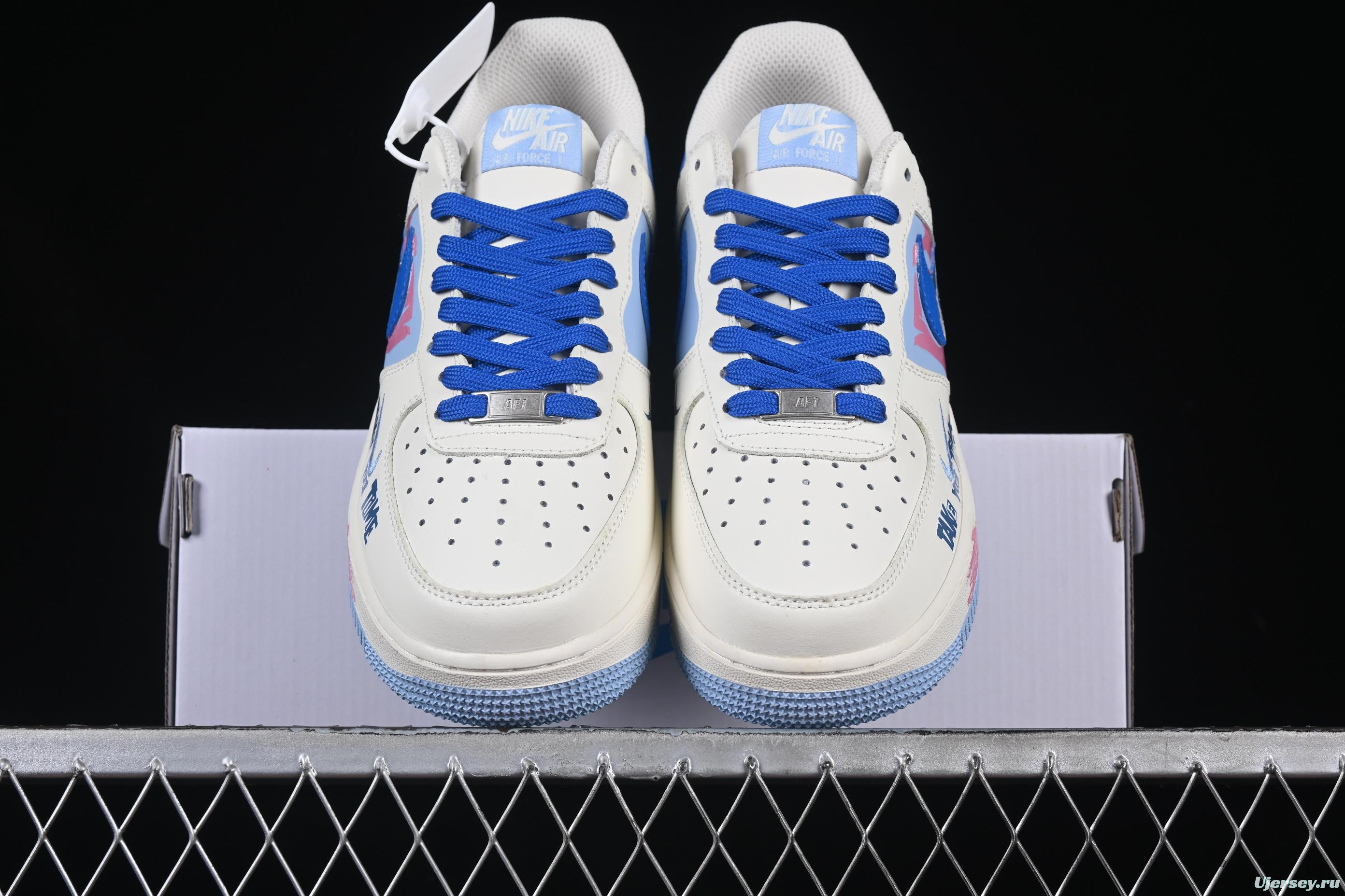 Nike Air Force 1'07 Low Kaito Kuroba Sneakers Inspired by Detective Conan Manga Series - DB3301-121