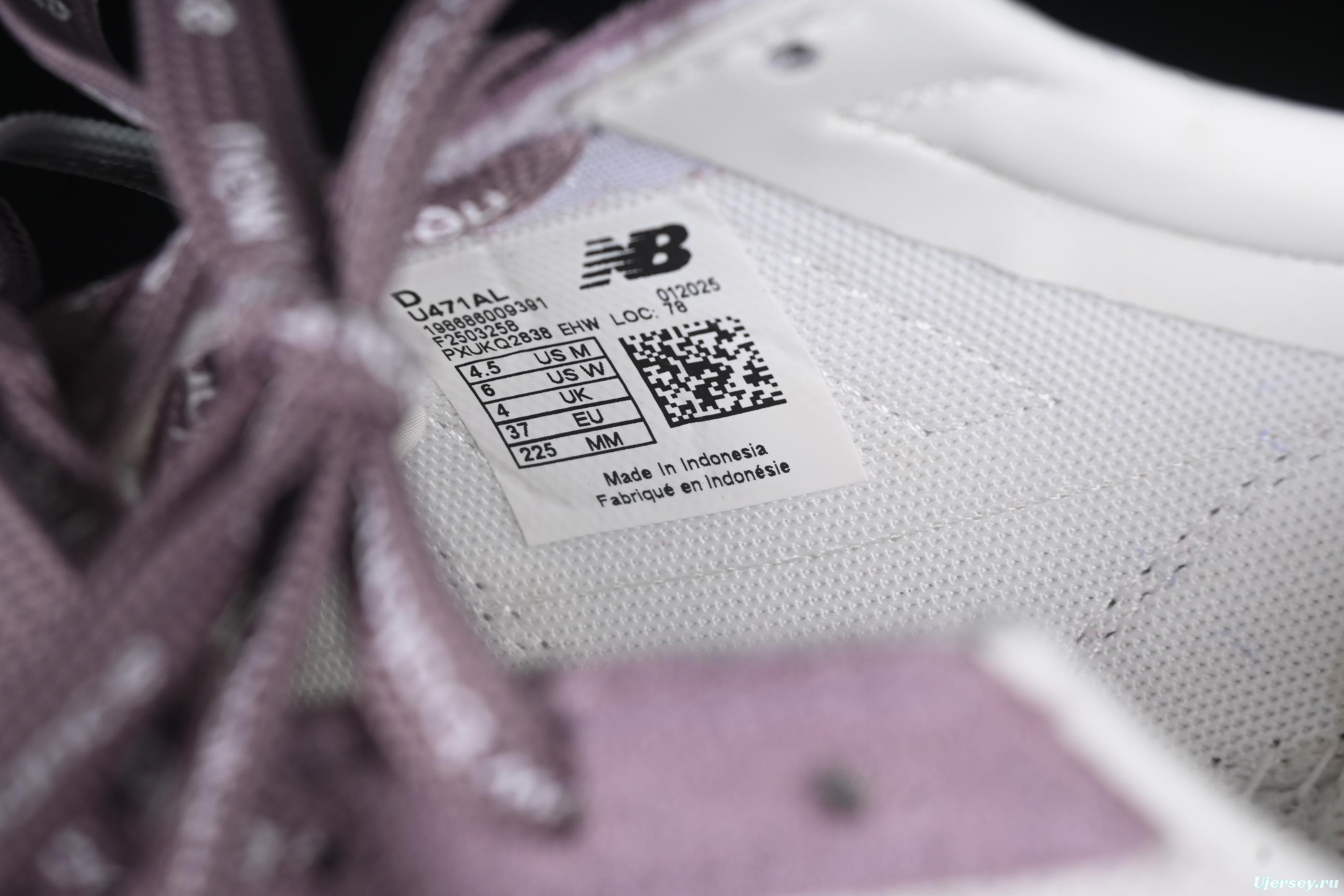 New Balance 471 Series Fabric and Leather Casual Lifestyle Shoes - U471AL