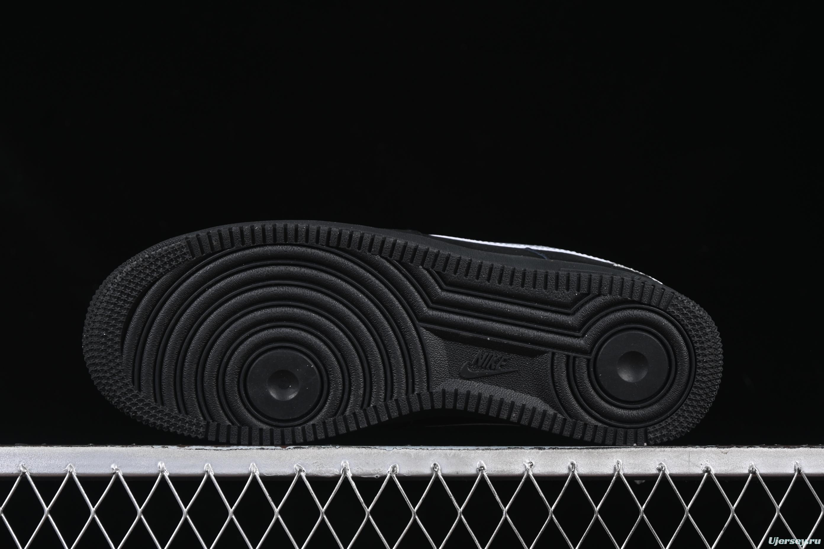 Nike Air Force 1 '07 Low Stussy Collaboration Silver Swoosh Starry Sky Casual Sneakers - DF0188-043