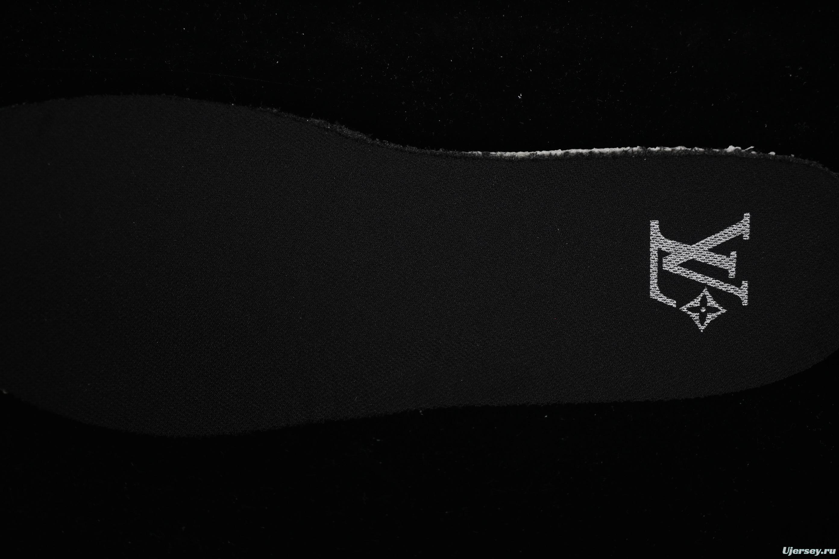 Louis Vuitton Footprint Soccer Low-Top Lifestyle Casual Shoes Round Toe Lace-Up - AJF6