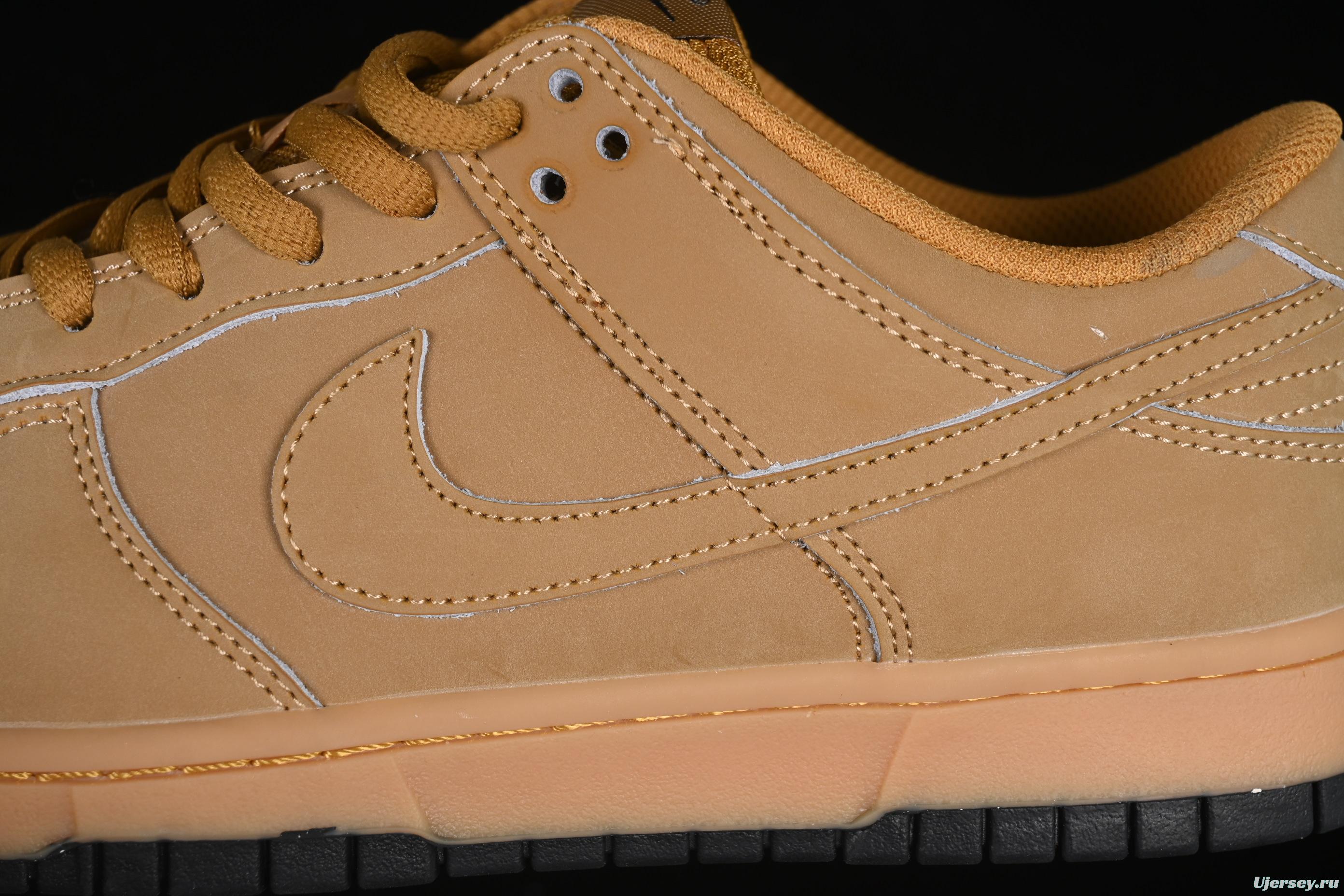 Nike SB Dunk Low Wheat Low-Top Casual Skate Shoes - HQ1932-700