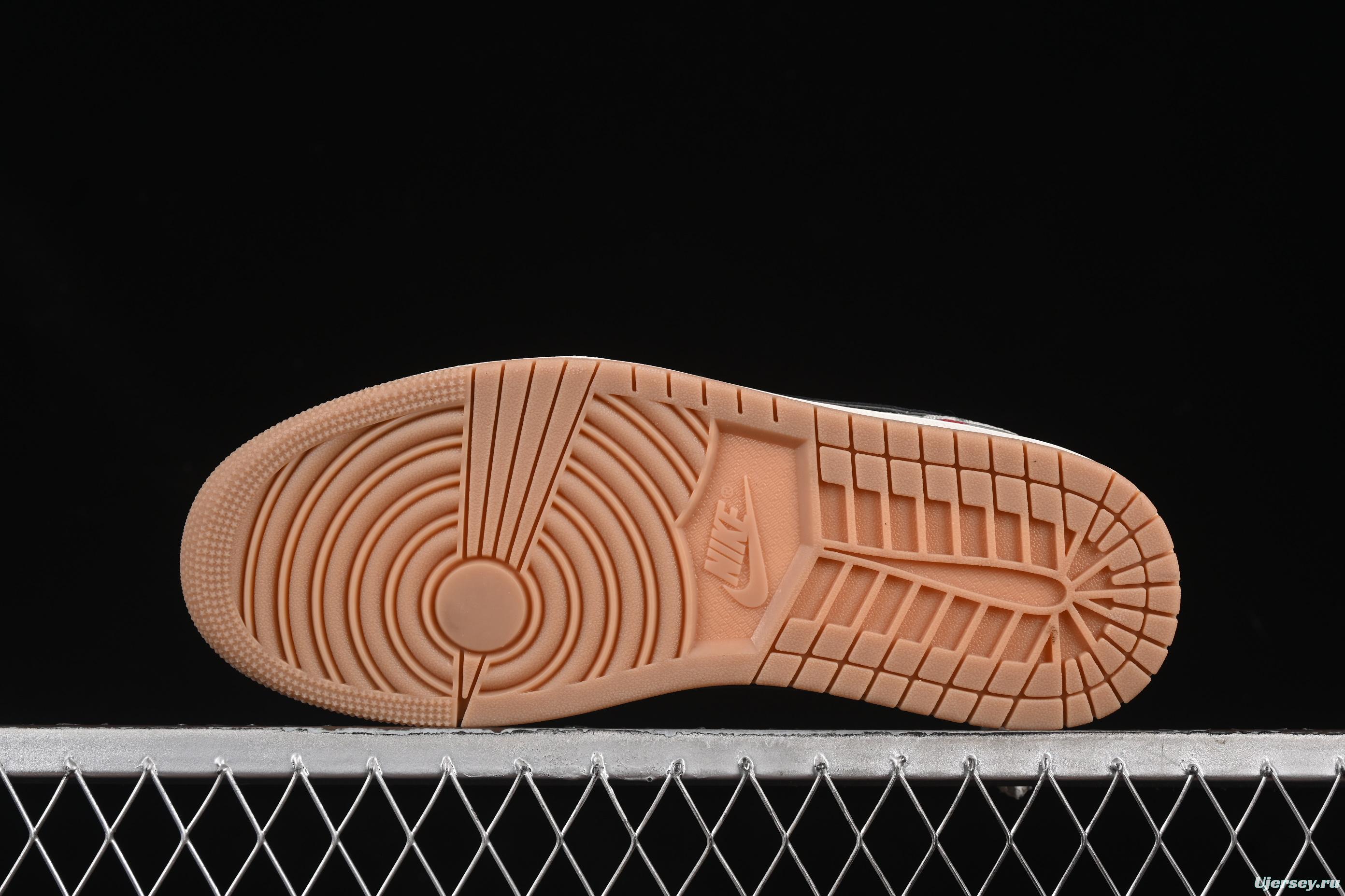 Nike Air Jordan 1 Low OG "Oatmeal" Rui Hachimura Collaboration Casual Sneakers - HV8293-100