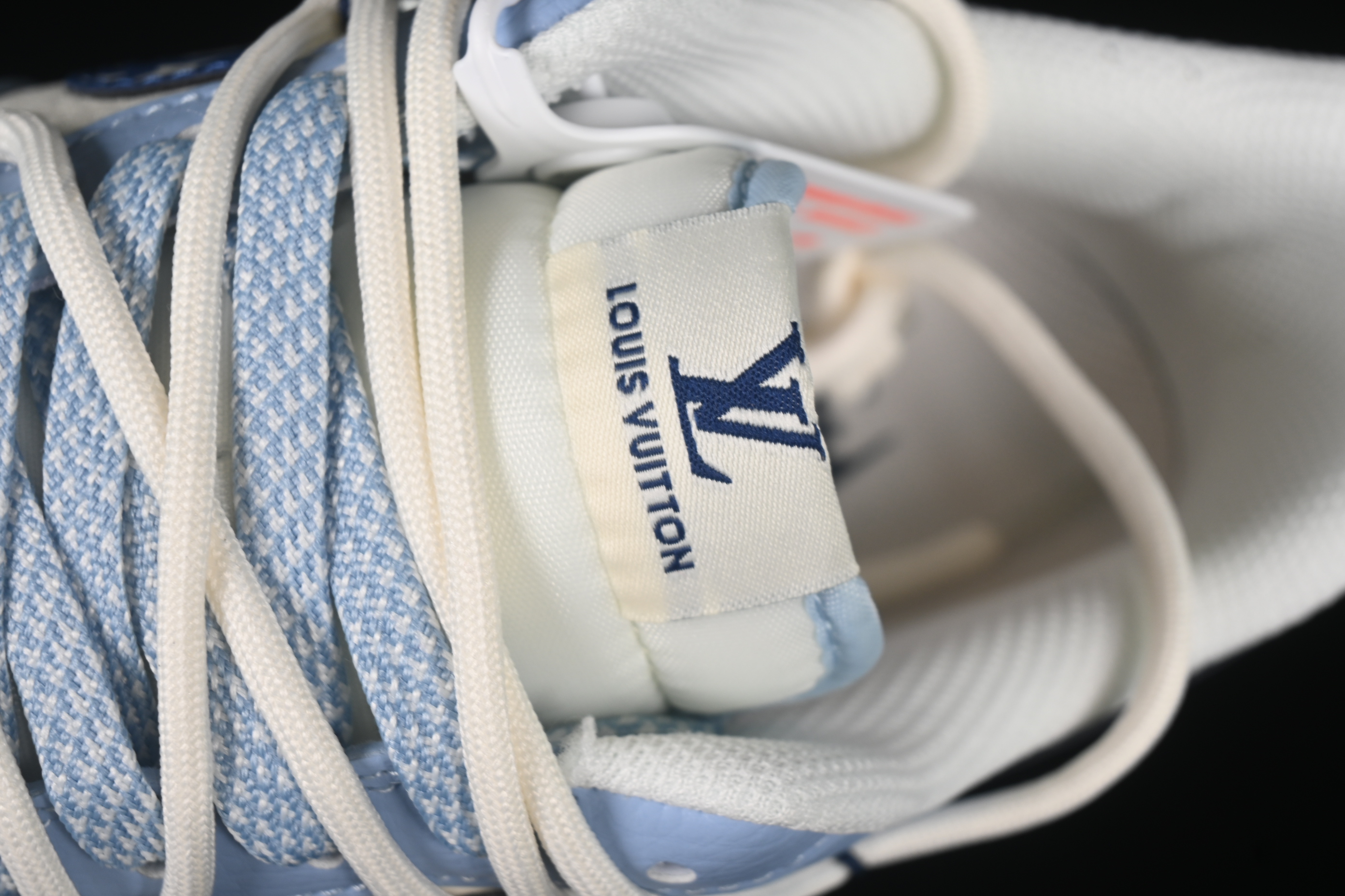 Nike Air Force 1 '07 Low LV Collaboration University Blue Drawstring Casual Sneakers - DM6868-059