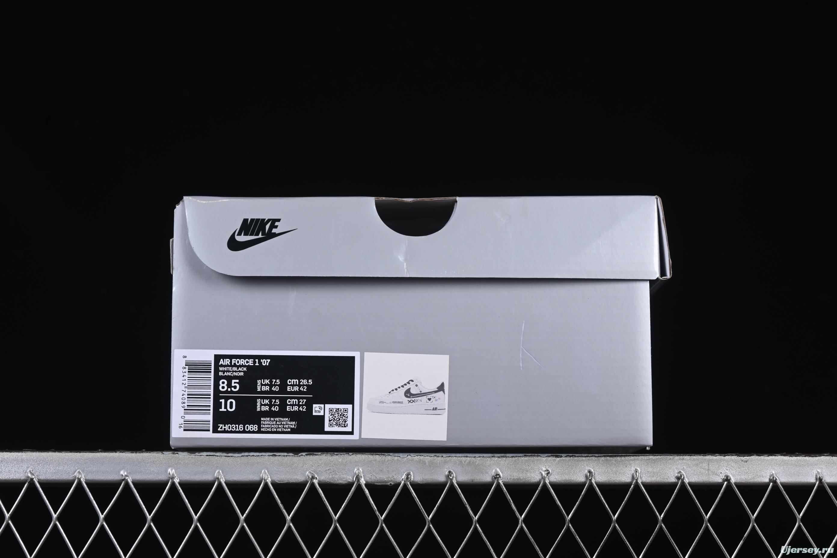 Nike Air Force 1'07 Low Print Collection Casual Sneakers - ZH0316-068