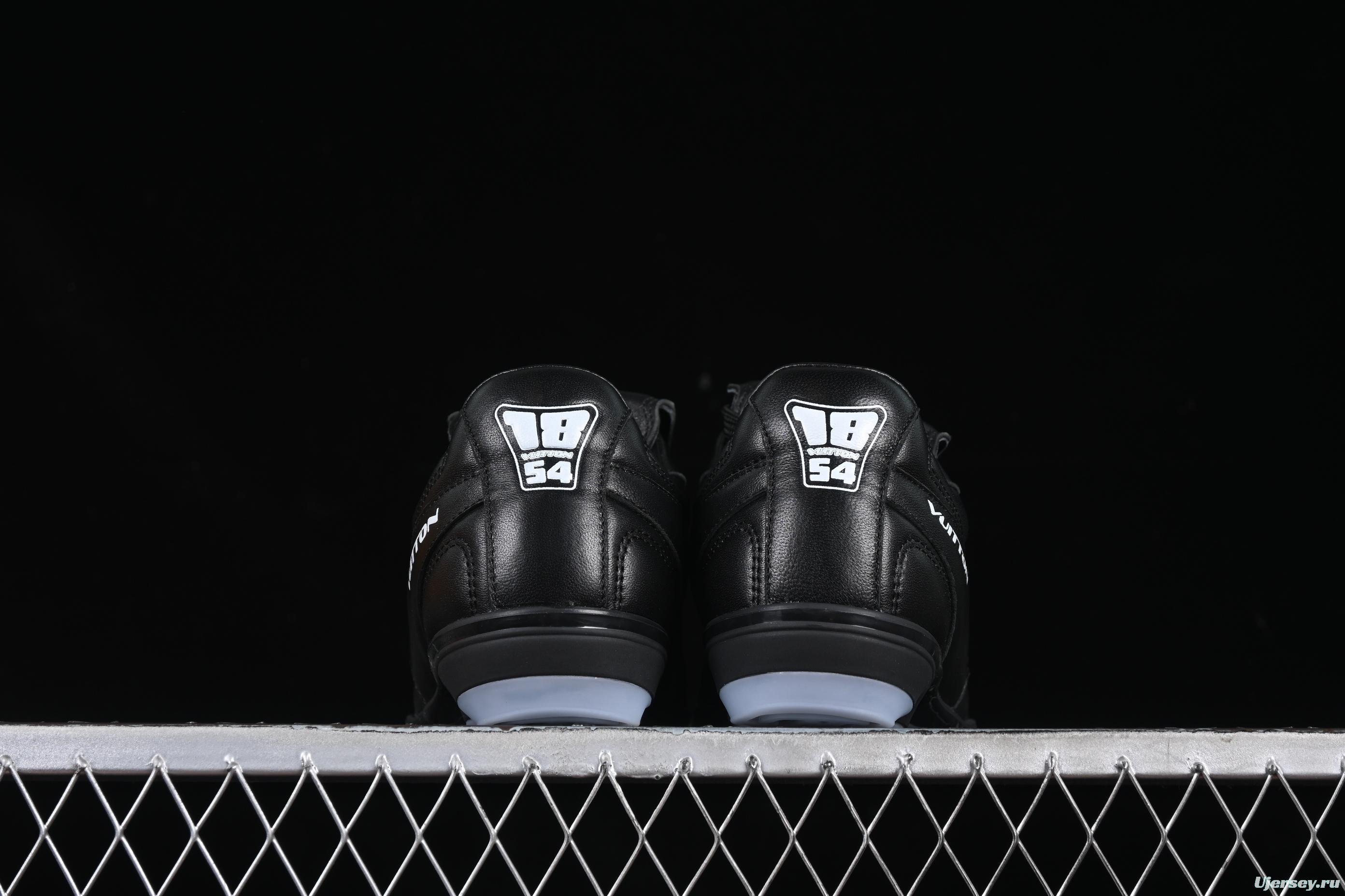 Louis Vuitton Footprint Soccer Low-Top Lifestyle Casual Shoes Round Toe Lace-Up - AJF6