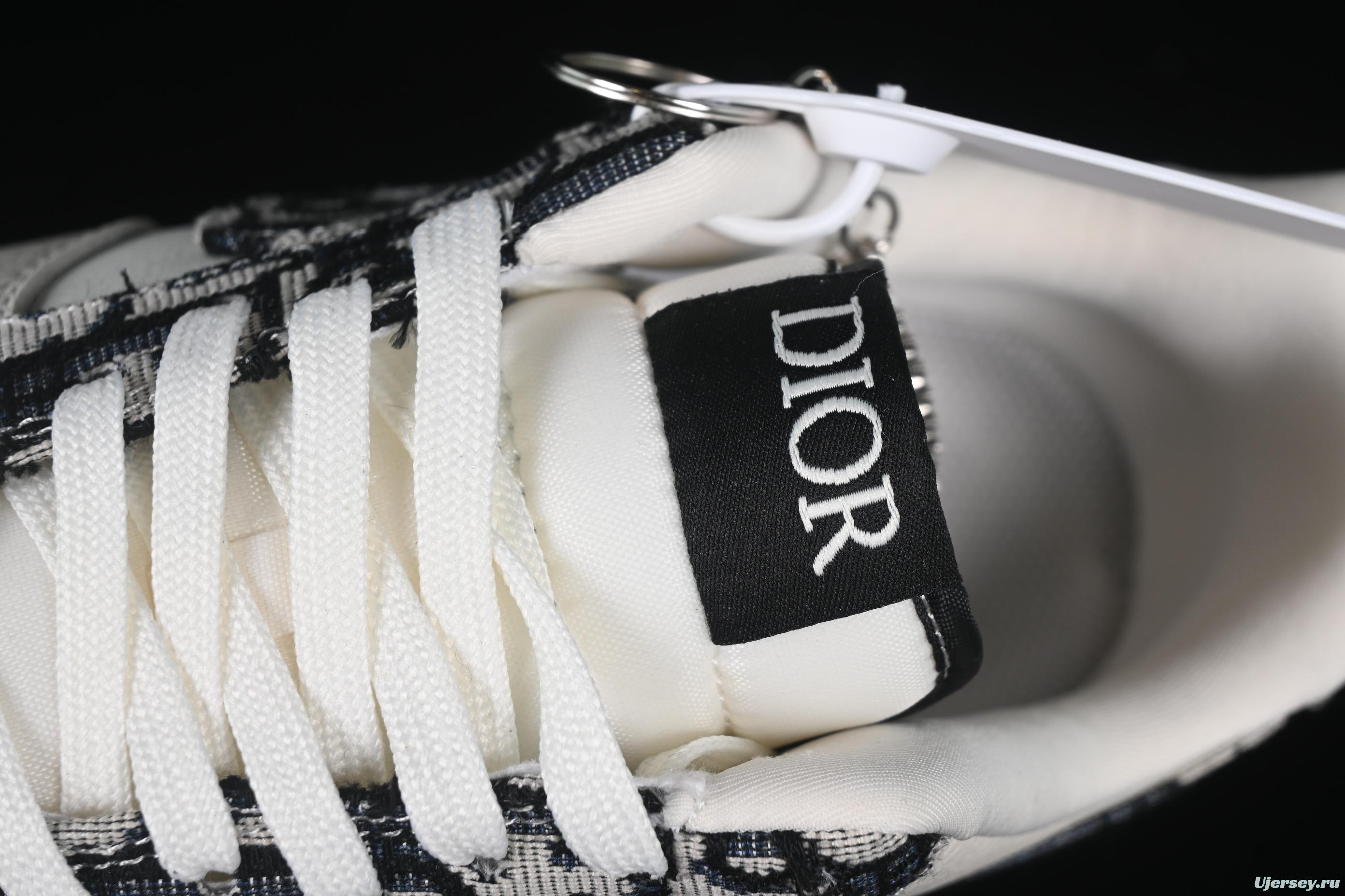Nike Air Force 1 '07 Low Dior Collaboration Beige Black Grey Stitch Casual Sneakers - KK1988-048