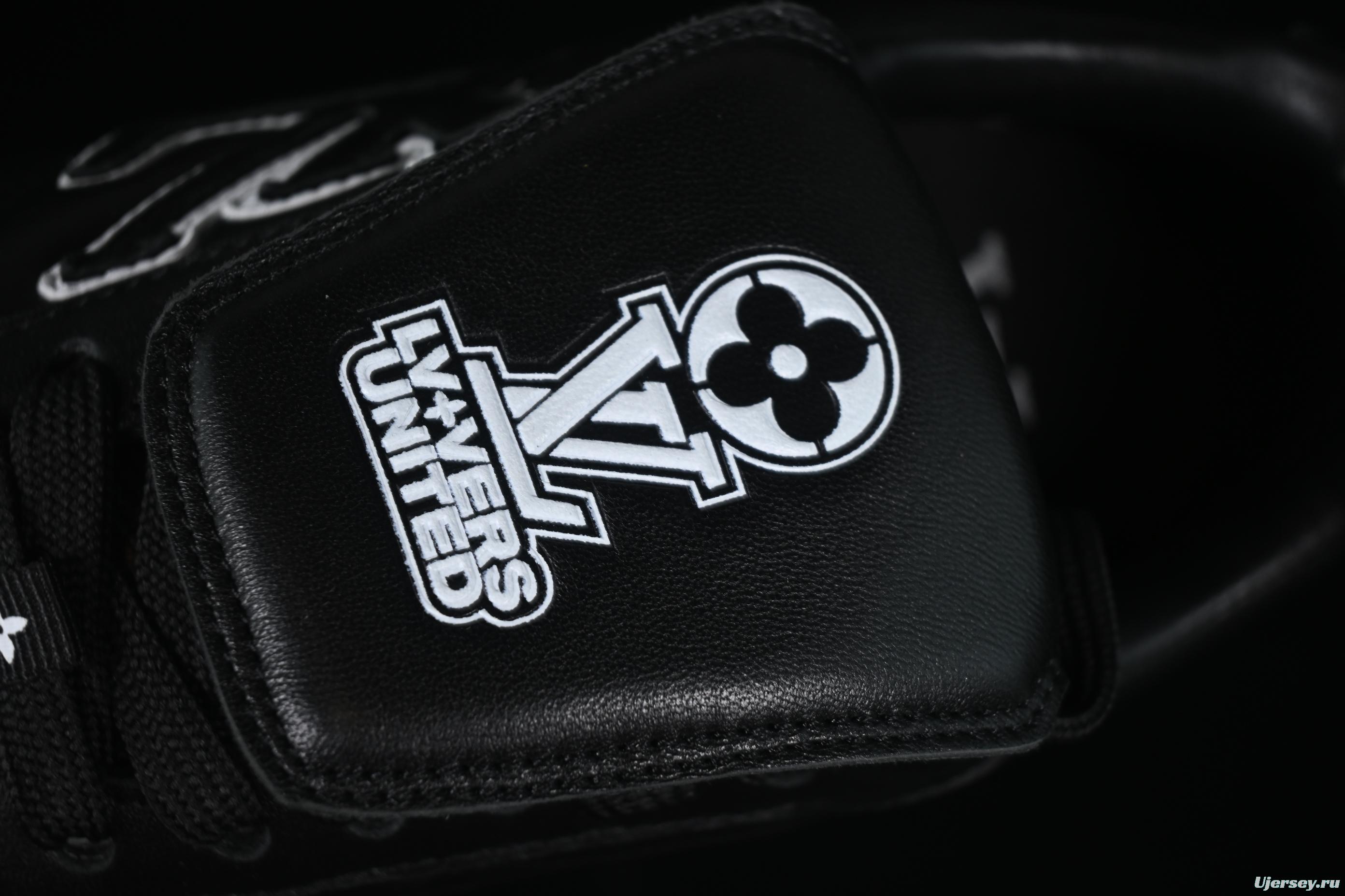 Louis Vuitton Footprint Soccer Low-Top Lifestyle Casual Shoes Round Toe Lace-Up - AJF6