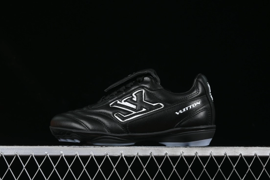 Louis Vuitton Footprint Soccer Low-Top Lifestyle Casual Shoes Round Toe Lace-Up - AJF6