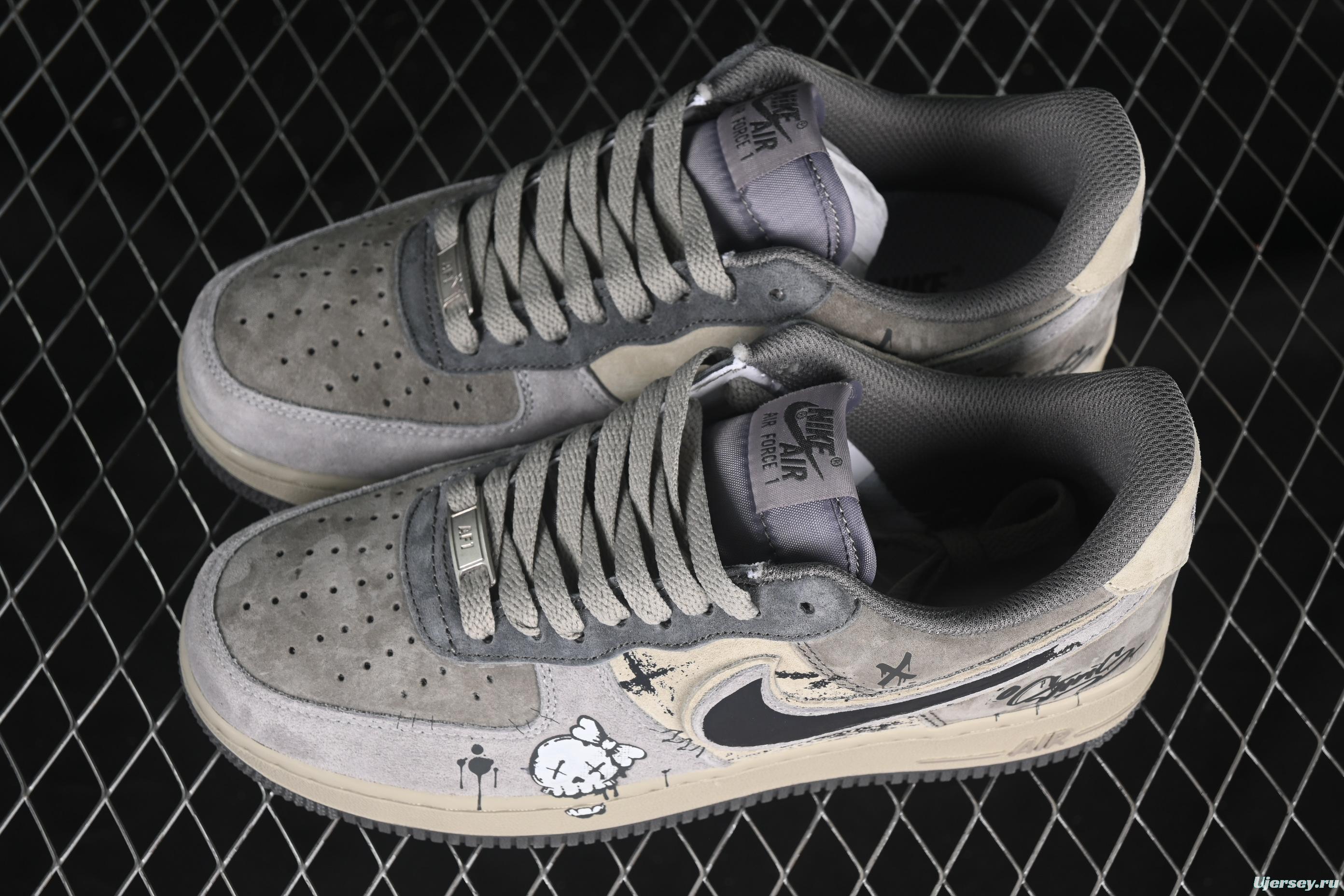 Nike Air Force 1'07 Low Dark Skull Casual Sneakers - YD2425-660