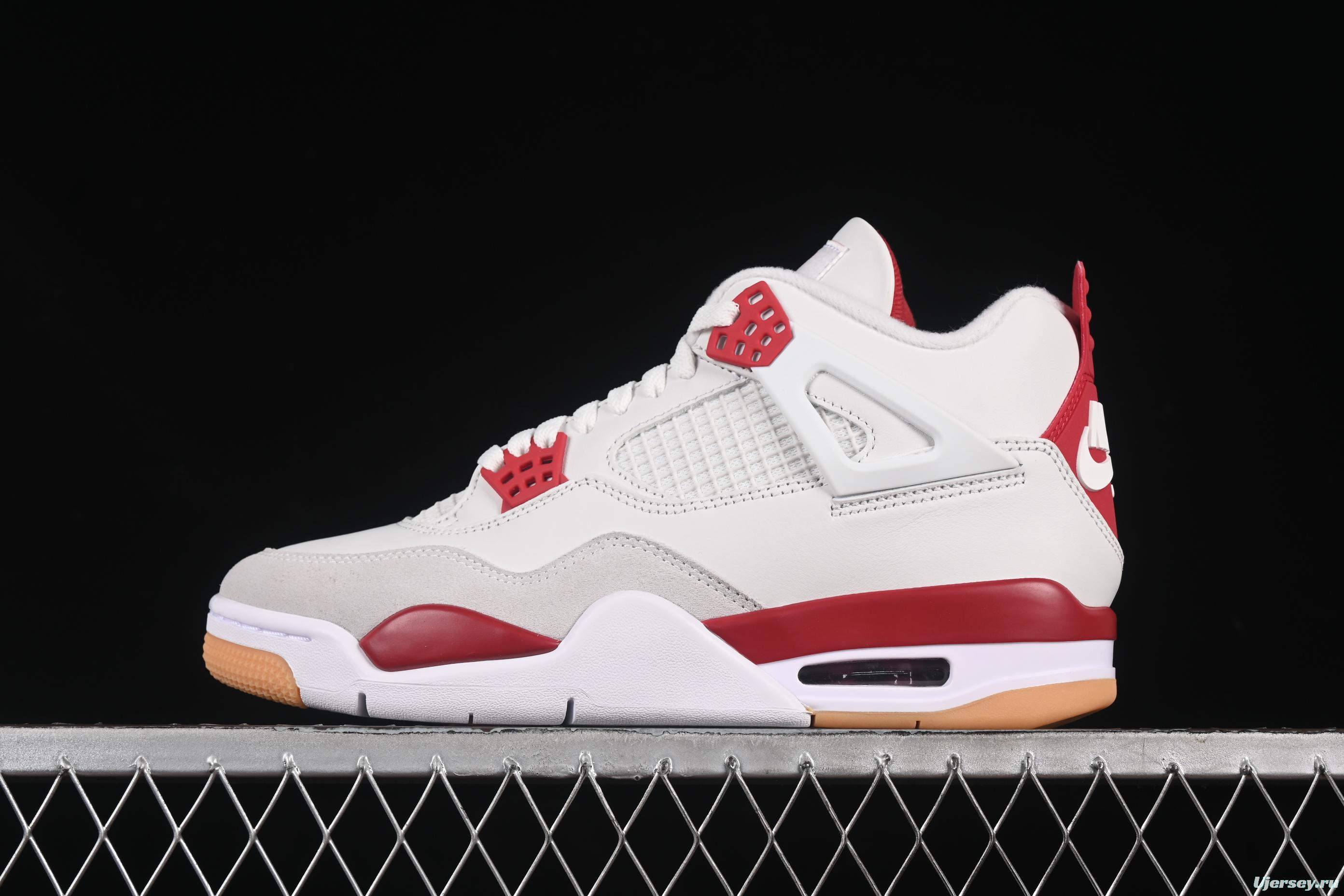 Nike SB x Air Jordan 4 OG "Varsity Red" Retro Basketball Shoes - DR5415-106