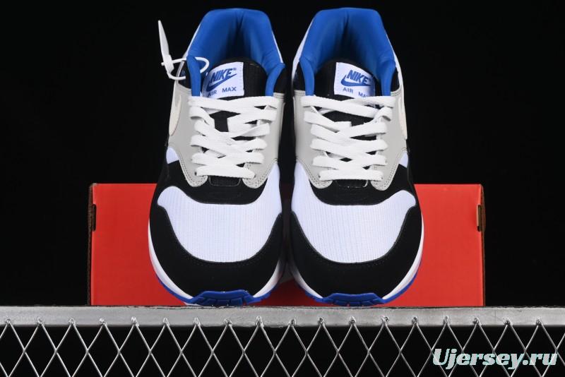 Nike Air Max 1 Retro Running Shoes with Half-Sole Air Cushion - 875855-001