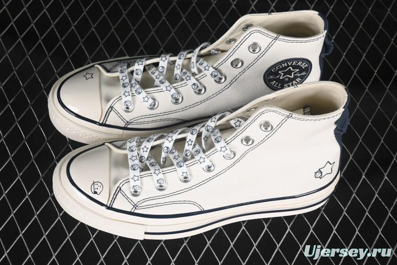 Converse Chuck Taylor All Star 1970s High Top Canvas Sneakers with Noritake Hand-Drawn Elements - A15787C