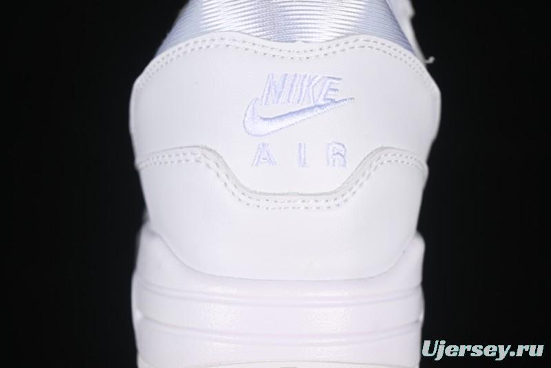 Nike Air Max 1 Retro Running Shoes with Half-Sole Air Cushion - 454746-107