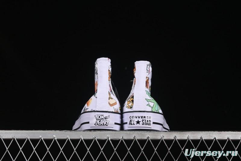 Converse All Star High Top Casual Sneakers with Tom and Jerry Theme - A15112C