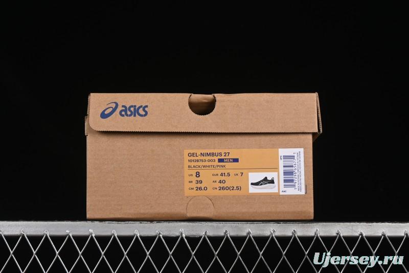Asics Gel-Nimbus 27 Retro Breathable Casual Shoes with Cushioning for Men - 1012B753-003